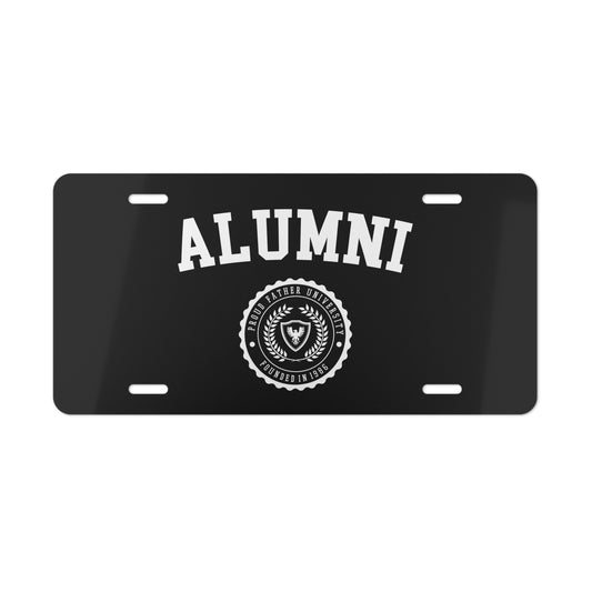 PFU Alumni License Plate